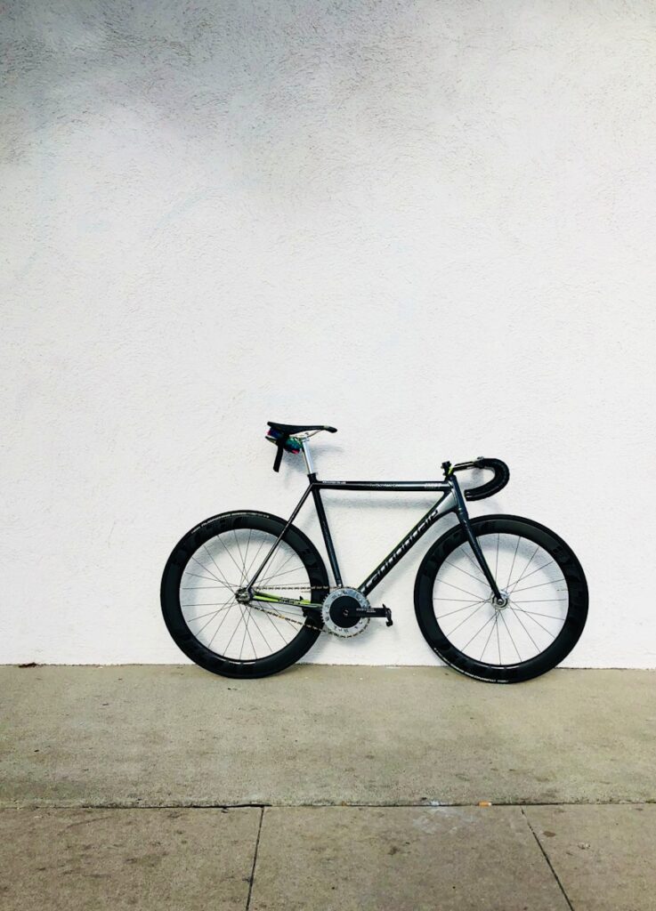 black and gray city bicycle